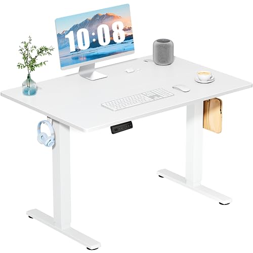 40 Inch Electric Standing Desk, Memory Adjustable Home Office Desk, view 2