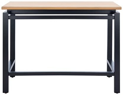 SAFAVIEH Home Collection Embry Modern Farmhouse Natural/Black Desk