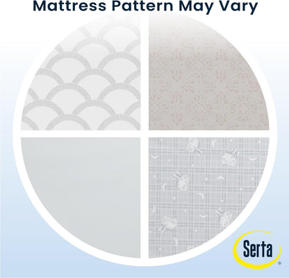 Serta Perfect Start Limited Dual Sided Baby Crib Mattress and Toddler Mattress, Breathable Fiber Core, GREENGUARD Gold Certified, Waterproof, 7 Year Warranty, Made in USA