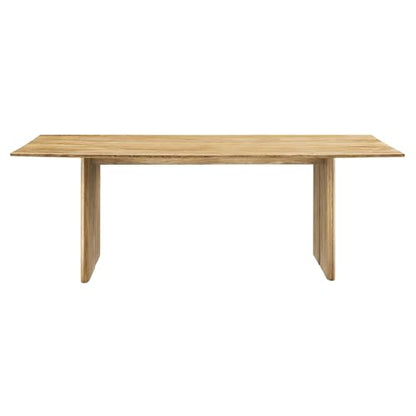 Amistad 86Inch Dining Table Solid Wood Oak Finish Modern Kitchen Room Entertaining Home Furniture Quality Stylish Elegant Durable Refined Versatile Contemporary