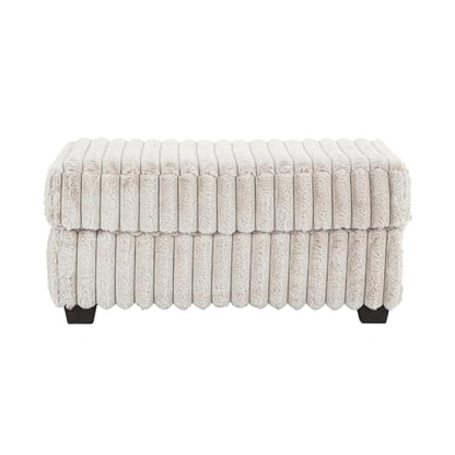 Belvoir Accent Cocktail Ottoman, Beige Champagne