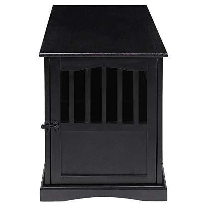Wooden Indoor Dog Crate House Kennel End Table Night Stand Furniture, view 7