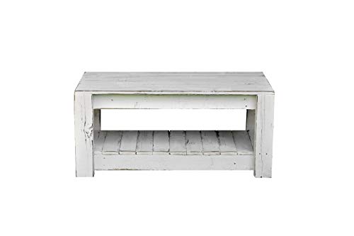 White original coffee table, view 6