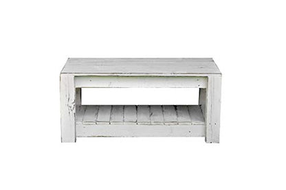 White original coffee table, view 6