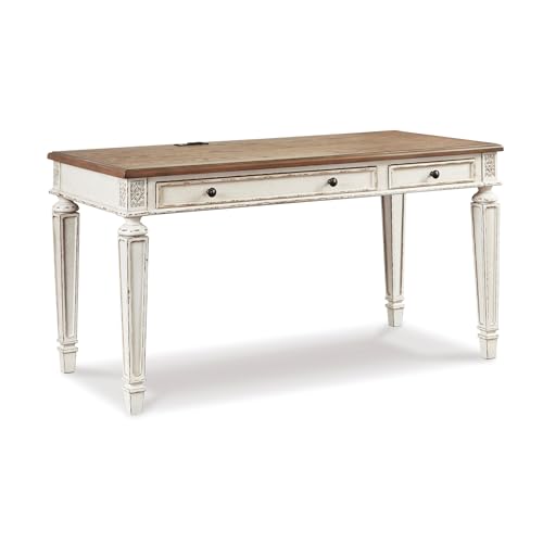 Signature Design by Ashley Realyn Lift Top Standing Desk, 60 in, Two-Tone, view 2