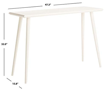 Safavieh Home Marshal Modern Antique White Console Table