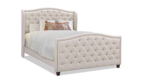 Jennifer Taylor Home Marcella Upholstered Shelter Headboard Bed Set, Queen, view 2
