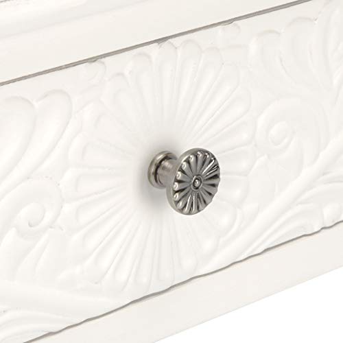 Safavieh Home Collection Josie Distressed White 2-Drawer Console Table