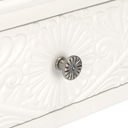 Safavieh Home Collection Josie Distressed White 2-Drawer Console Table