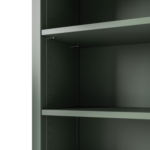 Shaker Style Solid Wood Bookcase - Sage Green Finish - 36" H, view 7