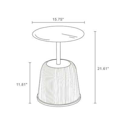 Anderson Modern 15.75" Round End Tables 1.0, view 4