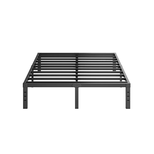 14 Inch High Metal Full Size Bed Frame, view 2