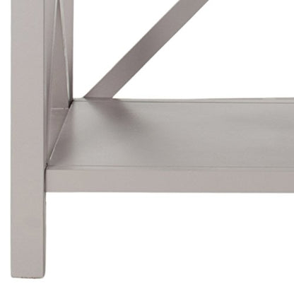 Safavieh American Homes Collection Liam Quartz Grey 2-Tier Open Bookcase