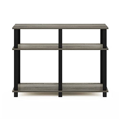 Romain Turn-N-Tube Stand for TV up to 40 Inch, 40-Inch, French Oak/Black