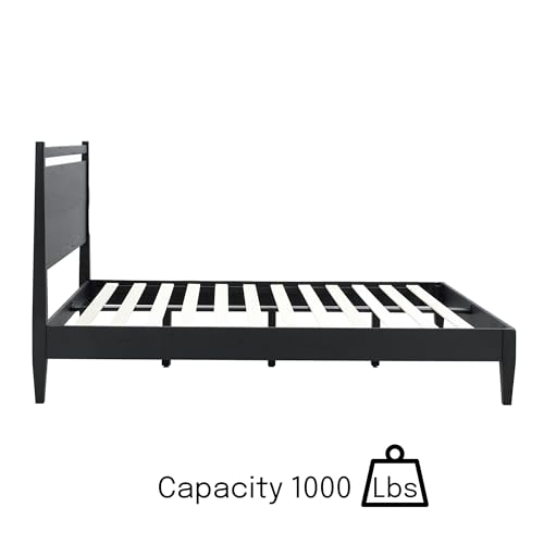 Adept Wooden Bed Frame with Headboard, view 6