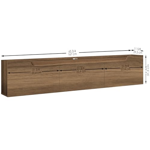 Atelier Mobili Floating TV Stand for 75 Inch TVs, view 4