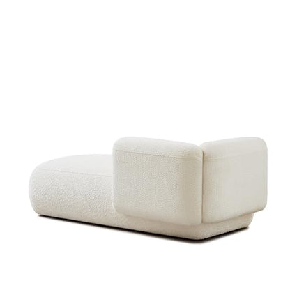 Boucle Upholstered Right Facing Chaise Lounge Indoor for Living Room Bedroom, view 7