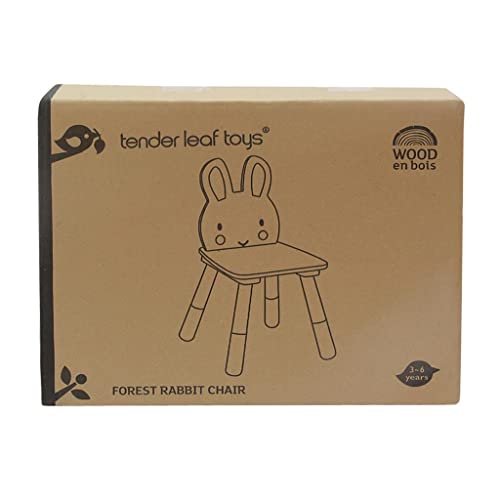 Forest Table and Chairs Collections - Adorable Kids Size Art Play Game Table and Chairs - Made with Premium Materials and Craftsmanship for Children 3+ (Forest Rabbit Chair)