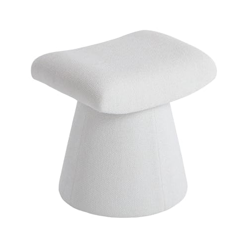 Modern Ottoman with Soft Padded Seat, Multifunctional Vanity Stool, view 3