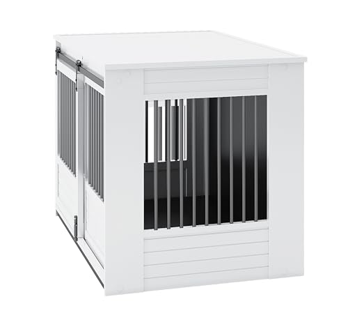 New Age Pet ECOFLEX Barn Door Dog Crate & End Table, view 4