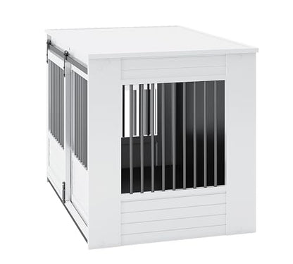 New Age Pet ECOFLEX Barn Door Dog Crate & End Table, view 4