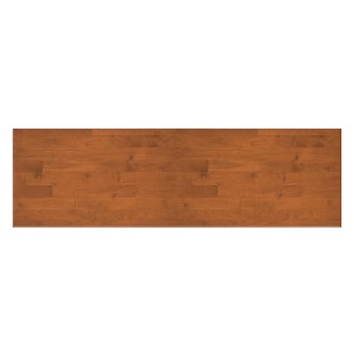 Draper TV Stand - 60 inch Wide Solid Wood Low Media Console in Teak Brown, Mid Century Modern Entertainment Center for Living Room for TVs up to 65 Inches with Cabinets and Cable Management