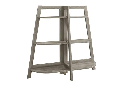 Bookshelf, Bookcase, Etagere, 3 Tier, 48" h, Office, Bedroom, Brown Laminate