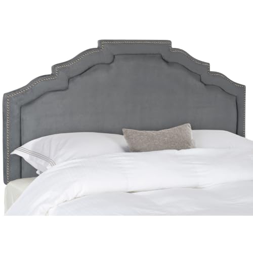 Home Alexia Modern Grey Headboard, Queen