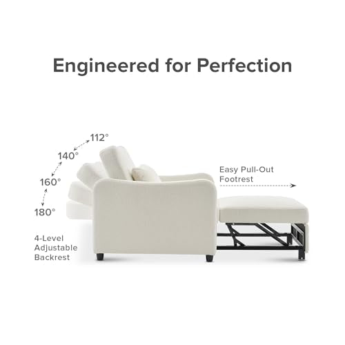 Sophie 4-in-1 Convertible Sleeper Chair Bed, Accent Chair, Chaise Lounge, view 5