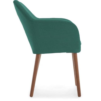 Roux Fabric Accent Chair, Turquoise (CHRROUTRQL02)