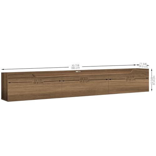 Atelier Mobili Floating TV Stand for Up to 80 Inch TVs – Wall Mounted, view 4