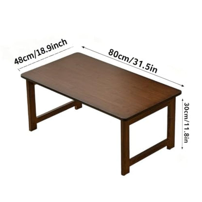 Japanese Folding Floor Table Foldable Coffee Tables Wood, view 3