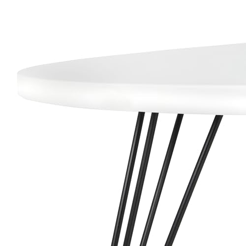 Safavieh Home Collection Wynton Mid-Century Modern White and Black Coffee Table