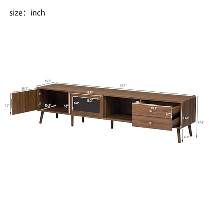 Marzzi Mid-Century Modern TV Stand for 85 inches TV, view 3