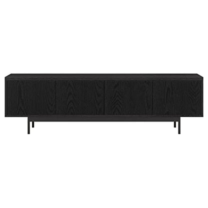 Henn&Hart 70" TV Stand for TVs up to 75", Natural Black, view 8