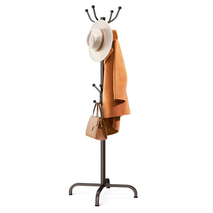 Coat Rack with 14 Hooks, Freestanding Coat Rack Stand for Entryway, Hallway, view 2
