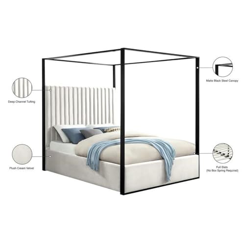 Meridian Furniture JaxCream-Q Jax Collection Modern, view 7