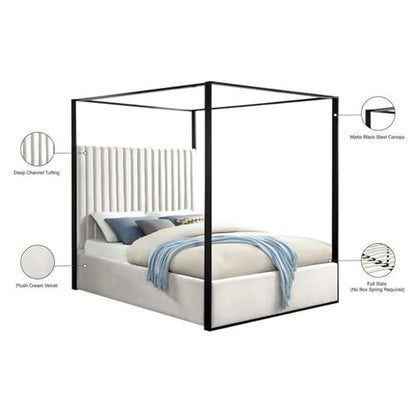 Meridian Furniture JaxCream-Q Jax Collection Modern, view 7