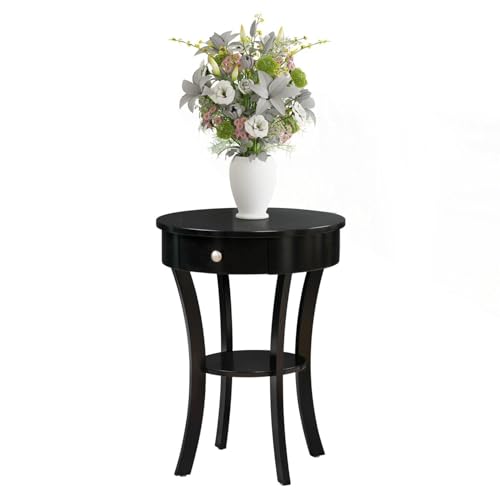 Classic Accents Schaffer End Table, Black