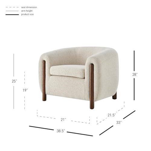 Cordelia Boucle Accent Arm Chair