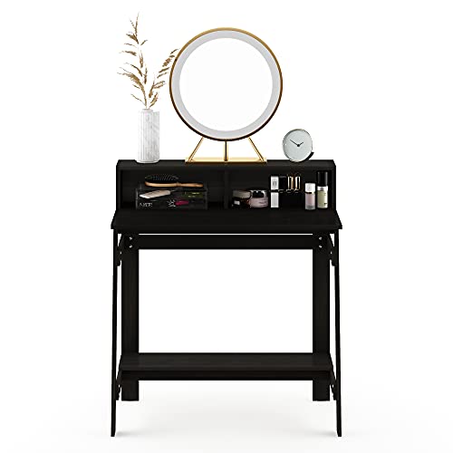 Simplistic 31-Inch Compact Computer Desk, Black Espresso, view 8
