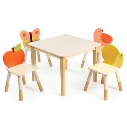 Toys - Garden Butterfly Chair - Sturdy Wooden Garden Themed Chairs for Kids - Durable Playroom Furniture - Boosts Creativity and Independence in Boys and Girls - Age 3+