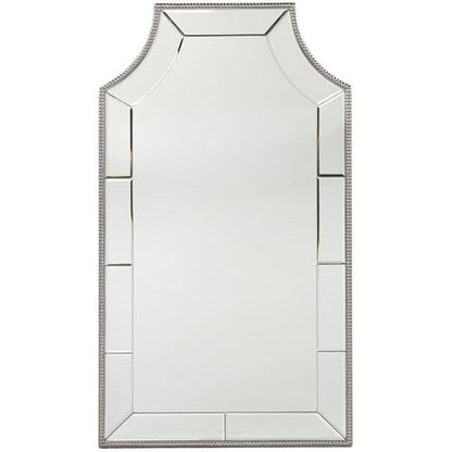 Leaston Decorative Wall Mirror - Transitional Design, Chrome Finish - Fully Assembled - Ideal for Bathroom, Entryway (WS1141517)