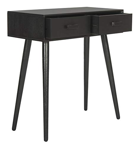 Safavieh Home Dean Mid-Century Modern Black 2-drawer Console