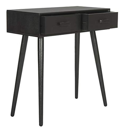 Safavieh Home Dean Mid-Century Modern Black 2-drawer Console