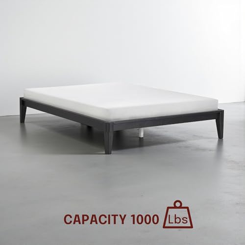 Sapa Solid Wood Platform Bed Frame – Minimalist, Japanese Joinery, view 8