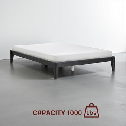 Sapa Solid Wood Platform Bed Frame – Minimalist, Japanese Joinery, view 8