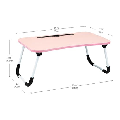 Lap Desk Laptop Stand, Bed Tray, Folding Legs, Couch Table, Portable, MDF, view 4