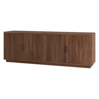 Henn&Hart 68" TV Stand for TVs up to 75", Medium Walnut, view 8