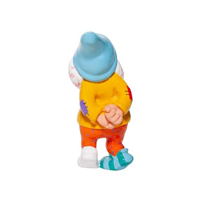 Disney by Romero Britto Snow White and the Seven Dwarfs Bashful Miniature Figurine, 4.7 Inch, Multicolor